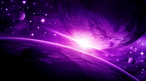Space, universe, space, planets, glitter stars, clusters of stars, science, a Stock Illustration