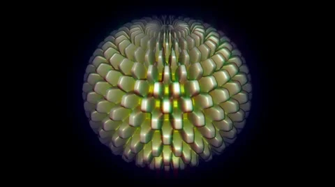 Space urchin shape Video stock 35285820