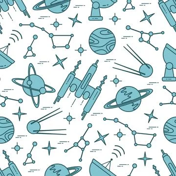 Space Vector Pattern Astronomy Science Galaxy イラスト素材