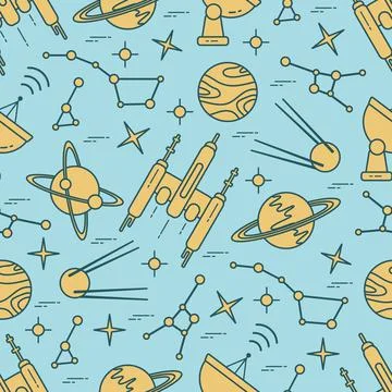 Space Vector Pattern Astronomy Science Galaxy 스톡 일러스트