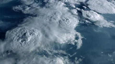 Space View From The International Space Station Orbiting Earth Stock Footage 171641029