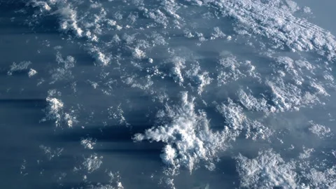 Space View From The International Space Station Orbiting Earth Stock Footage 171641216