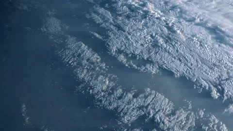 Space View From The International Space Station Orbiting Earth Stock Footage 171641349