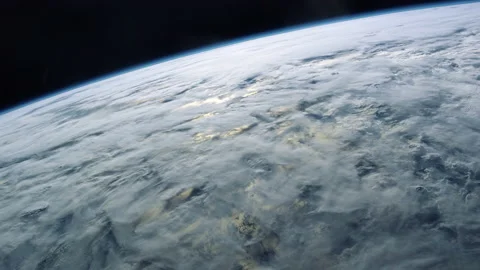 Space View From The International Space Station Orbiting Earth Stock Footage 171641895