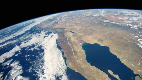 Space View From The International Space Station Orbiting Earth Stock Footage 171646534