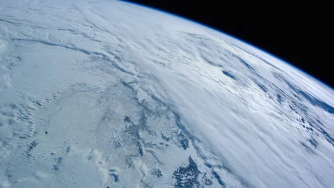 Space View From The International Space Station Orbiting Earth Stock Footage 171647821