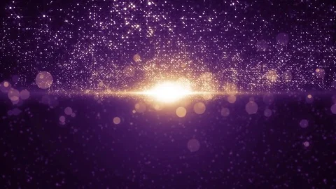 Space violet background with particles. Space lilac dust with stars on black  Video stock 82468266