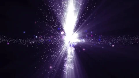 Space violet background with particles. Space lilac dust with stars on black  Видео 82472027