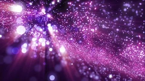 Space violet background with particles. Space lilac dust with stars on black  動画素材 82514405