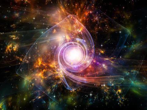 Space Vortex Stock Illustration