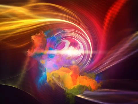 Space Vortex Stock Illustration