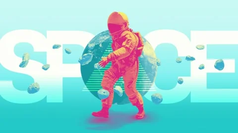 Space Walk Stock Footage 272947853