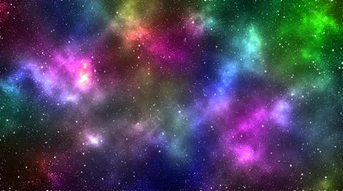 Space wallpaper. Beautiful constellation in deep space Stock Illustration