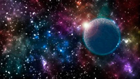 Space wallpaper Illustrazione stock