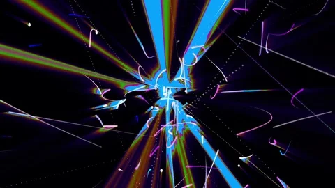 Space Warp Stock Footage 84992321