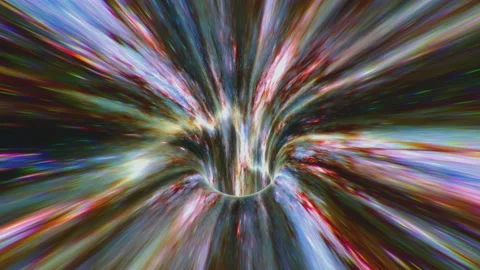 Space warp, lightspeed visual loop. Hyperdrive animation. Stock Footage 157221058