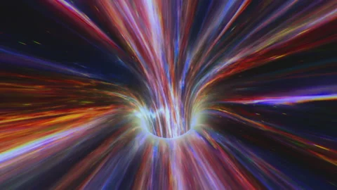 Space warp, lightspeed visual loop. Hyperdrive animation. Stock Footage 157234670