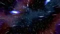 Space warp speed hyperspace travel through starfield nebula 4K 4k or 4k+ Resolution