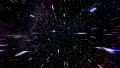 Space warp speed hyperspace travel through starfield nebula 4K 4k or 4k+ Resolution