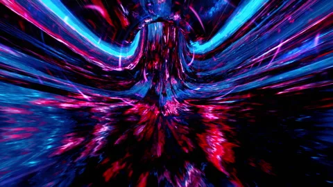 Space warp tunnel CG loop background a1 Vídeos de archivo 312076681