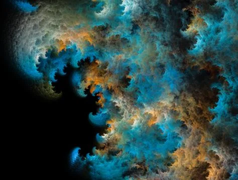 Space waves Stock Illustration