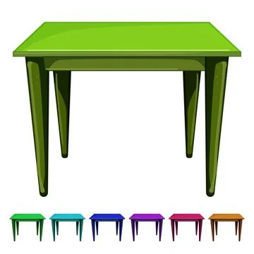 Space wood table cartoon vector graphic Stock Illustration