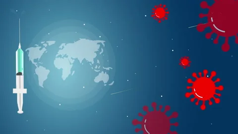 Space world coronavirus Stock Footage 168474698