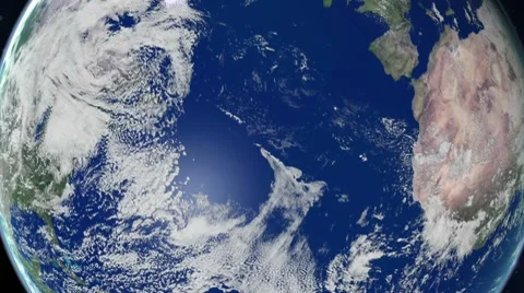 Space World Moon shine Stock Footage 7741549