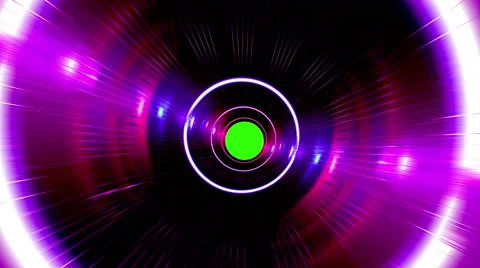 Space Wormhole Transition to Green Screen Stock Footage 60948766