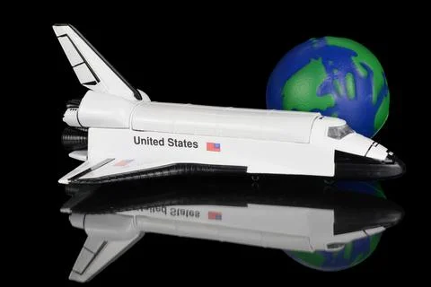 Spacecraft and Earth Stock Photos