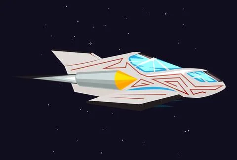 Spacecraft Concept Illustration Stock Illustration