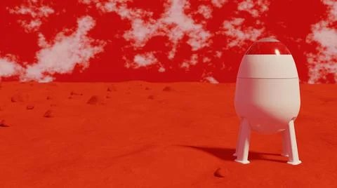 Spacecraft Stock Illustration