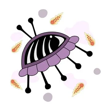 Spacecraft  Stock Illustration