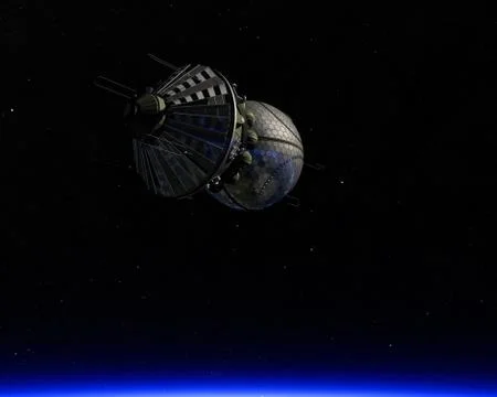 Spacecraft In Orbit - Vostok イラスト素材