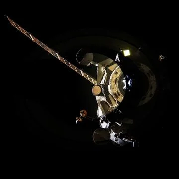 Spacecraft. Science fiction wallpaper. Elements of this image furnished by NA Stock Photos
