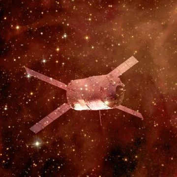 Spacecraft. Science fiction wallpaper. Elements of this image furnished by NA Stock Photos