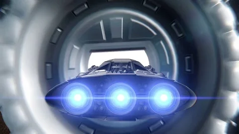 Spacecrafts on background of Pluto Stock Footage 84865085