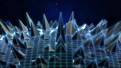 Spaceline 01 VJ Loop Set HD Stock Footage 68861868