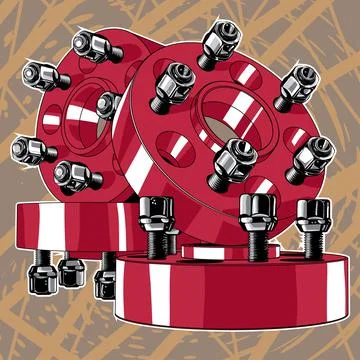 Spacers Stock Illustration