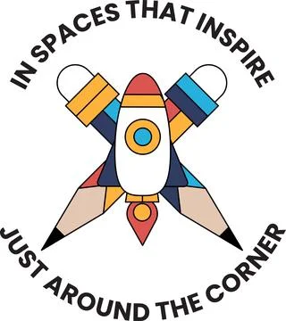Spaces that inspire Stock Illustration