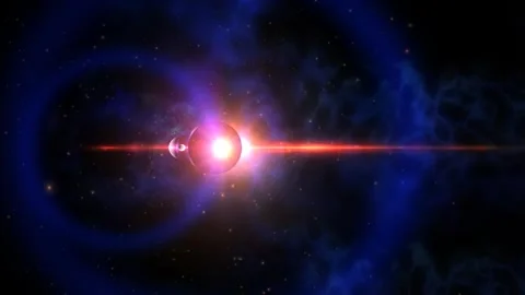 Spaces Planet's Multiples  Positions  Movings Backgrounds Video stock 277021777