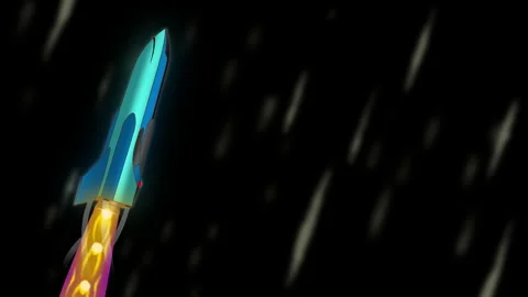 Spaceship Background 2D Animation Stock Footage 295059121