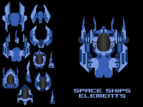 Spaceship Creation Kit イラスト素材