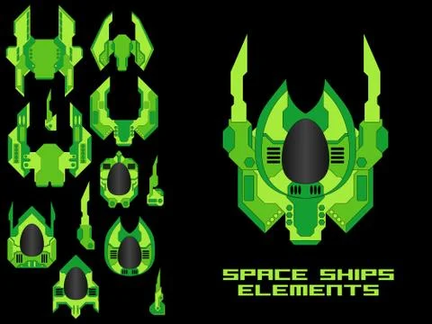 Spaceship Creation Kit イラスト素材
