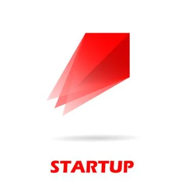 Spaceship flight symbol Stock-Illustration
