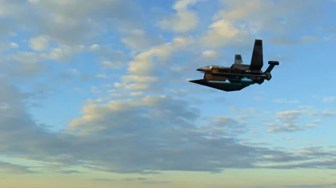 Spaceship fly by 스톡 동영상 34902219