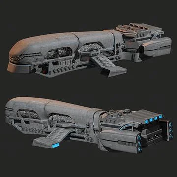 3D Model: Spaceship HD 2 ~ Buy Now #91537597 | Pond5