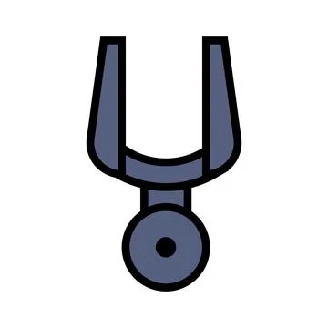 Spaceship icon line isolated on white background. Black flat thin icon on m.. Stock Illustration