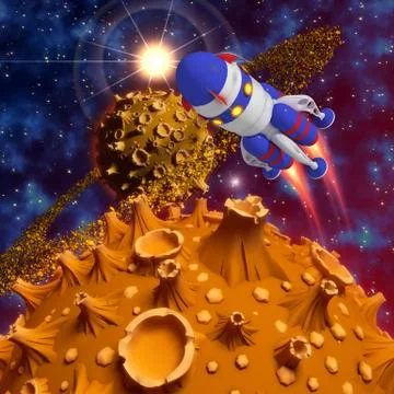 Spaceship Иллюстрация