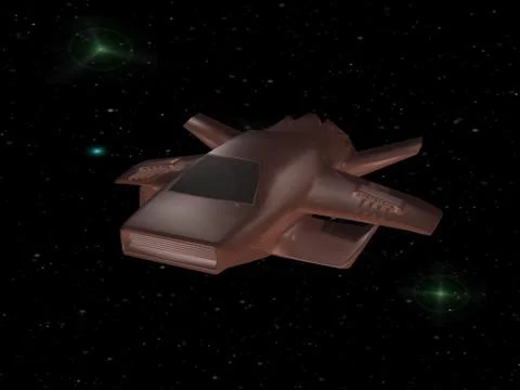 Spaceship Stock Illustration